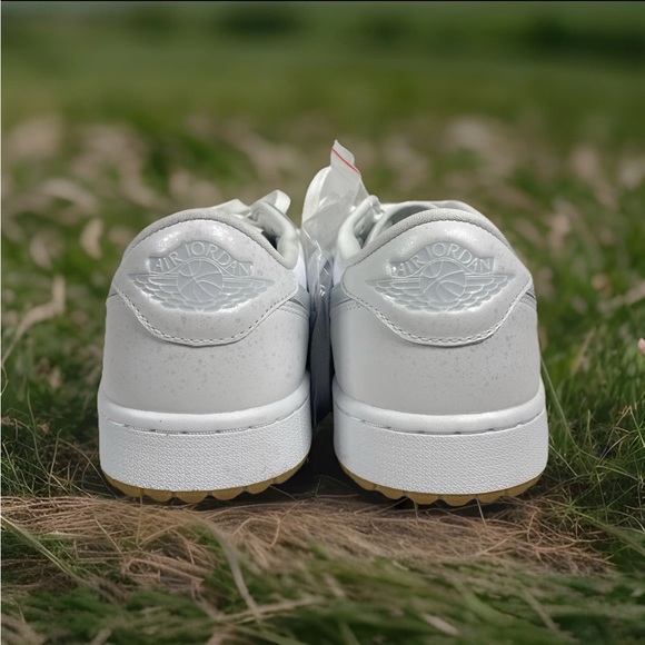 Nike Air Jordan 1 Low Golf Shoes - White/ Gum (DD9315-111) Size 10.5 - Picture 4 of 8